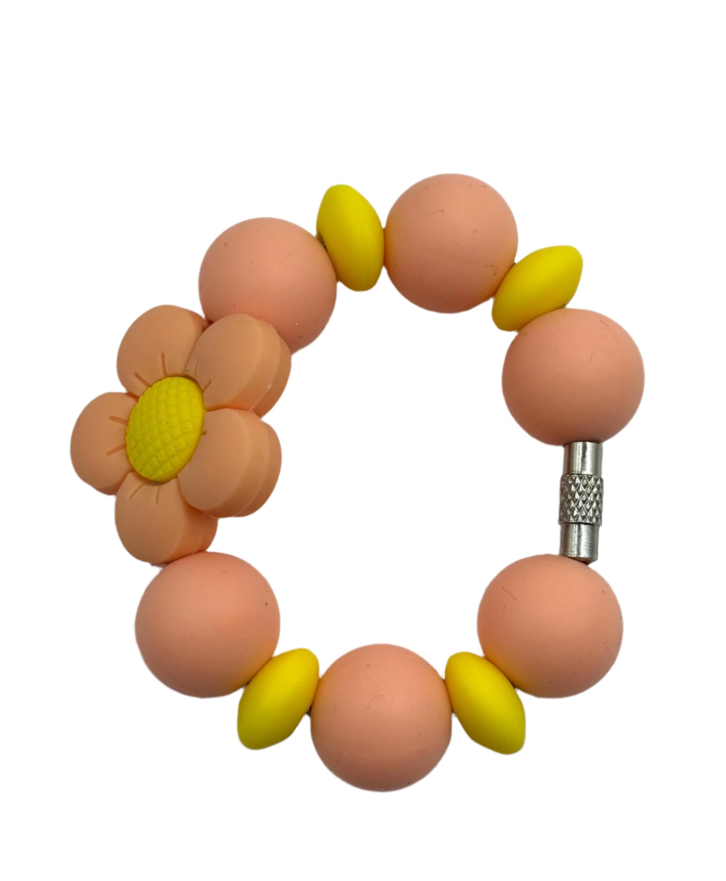 Peach Flower Cup Handle Charm